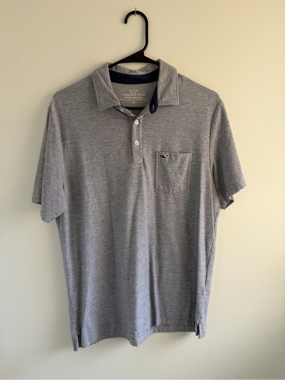 Vineyard Vines Men's Light Gray Pocket Polo